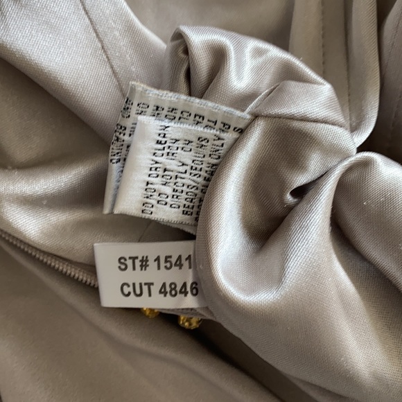 COLORS STRAPLESS WEDDING FORMAL PROM GOWN DRESS 1541 12 NEW BRIDESMAID - Picture 12 of 13